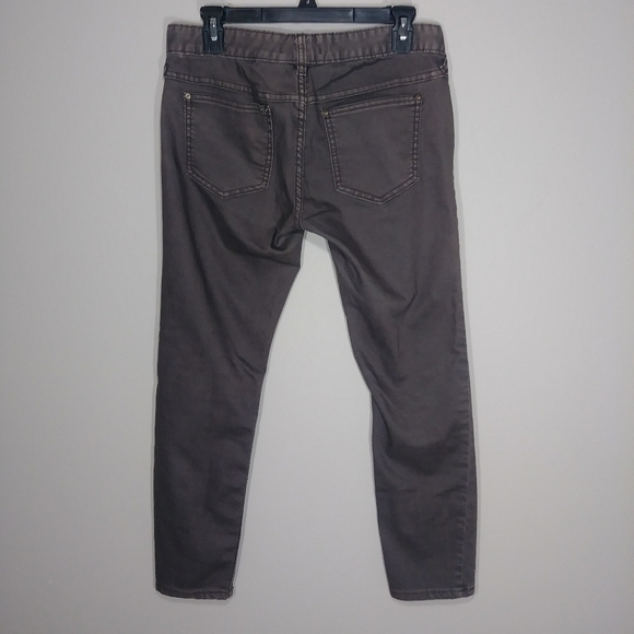Free People Skinny Jeans Brown Purple Size W 28 - Picture 3 of 4